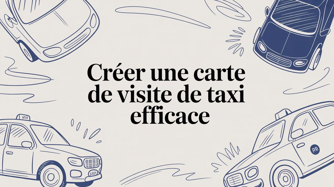 Créer une carte de visite de taxi efficace